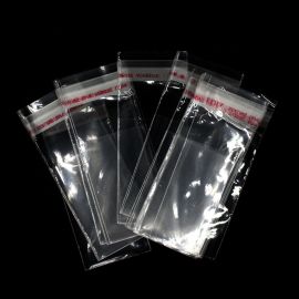 Saco com Adesivo / 4x6cm - (Pct. com 100 Unidades) - Transparente 