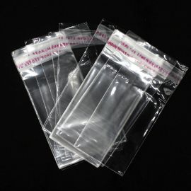 Saco com Adesivo / 5x7cm - (Pct. com 100 Unidades) - Transparente 