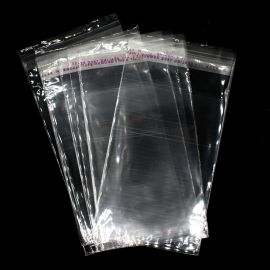 Saco com Adesivo / 9x13cm - (Pct. com 100 Unidades) - Transparente 