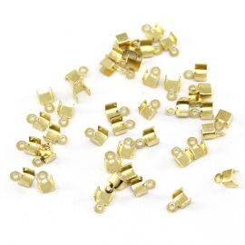 Garra de Metal / 6x4mm (Dourado: Pct. c/ 50 Unidades / Demais Banhos: Pct. c/ 100 Unidades) / (P013)