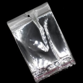 Saco Adesivo com Sulapa / 13x13cm (Pct. com 100 Unidades) - Transparente 