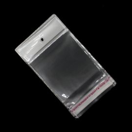 Saco Adesivo com Sulapa / 8x8cm (Pct. com 100 Unidades) - Transparente 