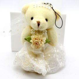 Ursinho de Pelucia Noivinha / 12cm - (Unidade)
