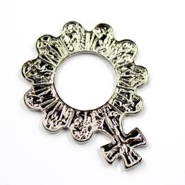 Dezena de Dedo em Metal / 52x40mm - Ave Maria (unidade) 