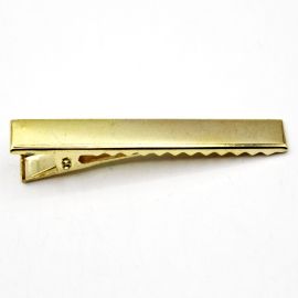 Bico de Pato / 5,5cm - Presilha Jacaré  (10 unidades)-Dourado