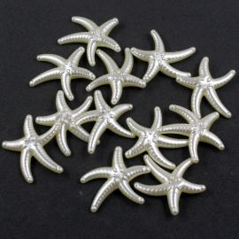 Entremeio Perolado / 38x43mm - Estrela do Mar (10 gramas) - Rosê 