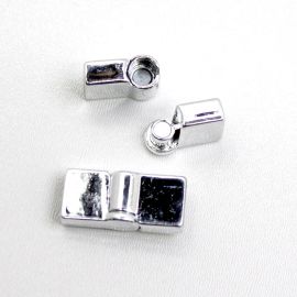 Fecho de Metal / 26x12mm - Imã (PAR) - Níquel 