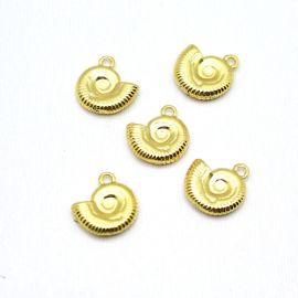 Pingente de Metal / 16x15mm - Caracol (Unidade)