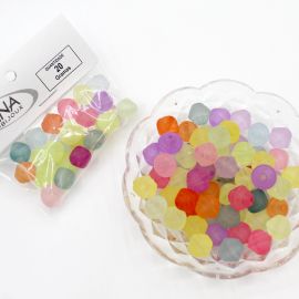 Mix Multicolorido / 12x12mm - Fosco - Balão (20 gramas)