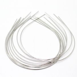 Tiara de Ferro / 1mm - Fina (UNIDADE)-Níquel