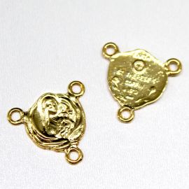 Salve Rainha de Metal / 21x23mm - Santa Terezinha (Unidade)