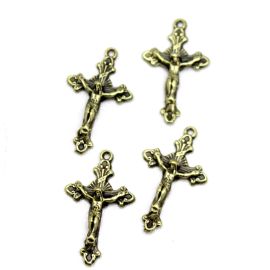 Crucifixo de Metal / 31x18mm - Cristo (Unidade)