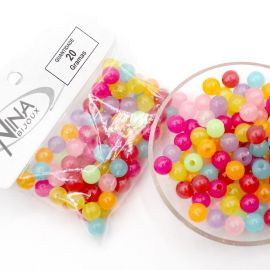Mix Multicolorido / 8mm - Bola (10 gramas)