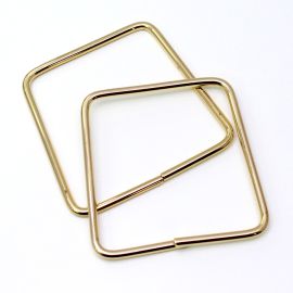 Alça para Bolsa em Metal / 12x13cm - Trapézio (Par) 