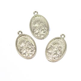 Medalha de Metal / 25x15mm - São José (unidade) - Níquel 