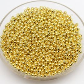Bola ABS - Dourada (10 gramas) -Dourado-3mm