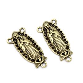 Salve Rainha de Metal / 34x16mm - N. Senhora de Guadalupe  (unidade)