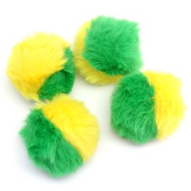 Pompom Verde e Amarelo / 45mm (Unidade) - Brasil