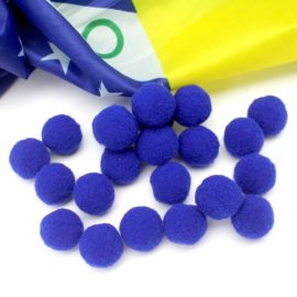 Tema Brasil - Pompom / 20mm (Pacote com 50 Unidades)
