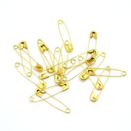 Broche de Segurança / 32x8mm (pct c/ 50 Unidades)-Dourado