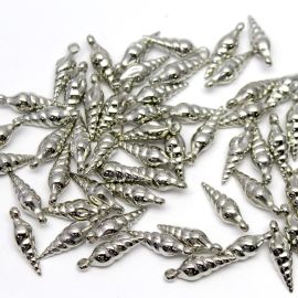 Entremeio de Plástico ABS / 25x7mm - Caramujo - Sereismo (10 gramas) - Níquel