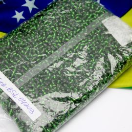 Tema Brasil - Miçangão Chinês  6/0 - Transparente (Pacote com 500 grs)