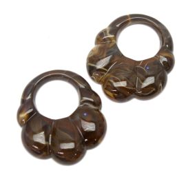 Pingente de Resina Mesclada / 69x58mm (Unidade)