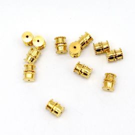 Fecho de Metal / 7x5mm - Rosca (Dúzia)