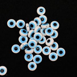 Olho Grego de Resina / 8mm - Pastilha (UNIDADES)
