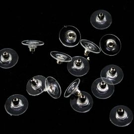 Tarraxa / 10mm - Sutiã de Orelha (10 Pares)