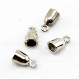 Terminal de Metal 12x7mm / Para Colagem (Unidade) - Níquel